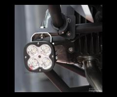 2 fari moto aggiuntivi 70w+cablaggio smart+staffe - 14