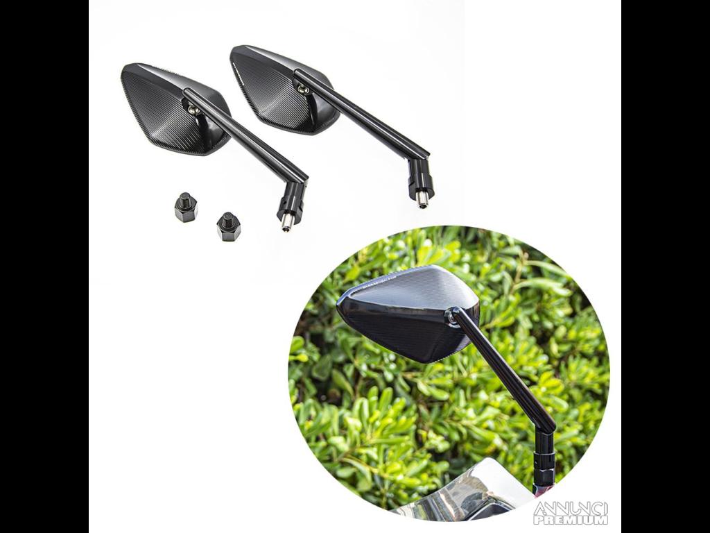 2 Specchietti Retrovisori ALLUMINIO OMOLOGATI BMW - 1