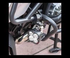 2 fari moto aggiuntivi 70w+cablaggio smart+staffe - 11
