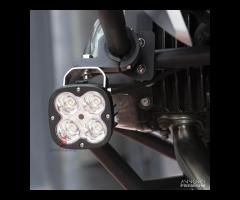 2 fari moto aggiuntivi 70w+cablaggio smart+staffe - 14