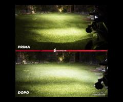 faretti profondità 40w nano led con pulsante bmw