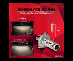 2 LAMPADE LED 55W 8000LM 1:1 ALOGENI H1 H4 H7 H11