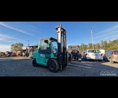 CARRELLO ELEVATORE MITSUBISHI 45 FORCHE GIREVOLI - 14