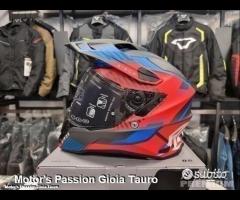 Casco Dual AIROH Commander Boost Red/Blue Matt - 6