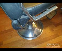 Sedia - Poltrona Da Barbiere Storica - Antica - 11