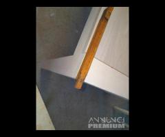 Tavolo In Legno Rettangolare Allungabile Con Sedie - 7