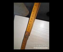 Tavolo In Legno Rettangolare Allungabile Con Sedie - 8