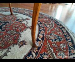 Tavolino Tondo In Legno Restaurato - 8