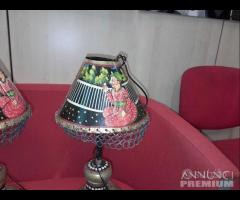 3 Lampade Decorate In Latta - 6