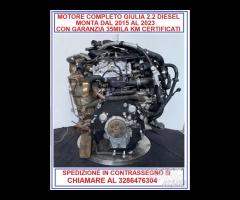 GIULIA 2.2 MOTORE COMPLETO DI GARANZIA 35MILA KM