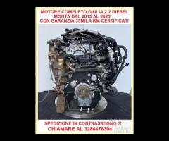 MOTORE GIULIA 2.2 D 46335975 COMPLETO DI GARANZIA