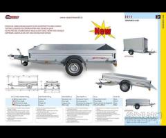 Rimorchio Cresci H11 Basculante 750-1300 Kg