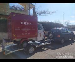 Rimorchio Pianale trasporto Ape Publicitaria PT7L