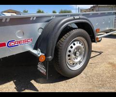 Rimorchio Pianale con sponde Cresci PT6C 750Kg - 7