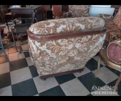 Salottino Vintage In Velluto 2 Poltrone + Divano - 6