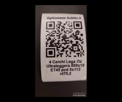 4 Cerchi lega 19 pollici OZ Ultraleggera - 6