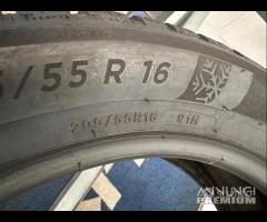 2 gomme 205/55 R16. Michelin Invernali al 95% - 6