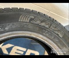 2 gomme 195/60 R15. Sava Invernali all 90%