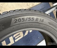 4 gomme 205/55 R16 - 91T. Michelin Invernali