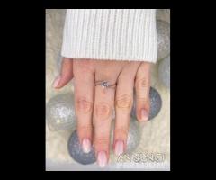 Anello solitario valentino con diamante 0,58 g vvs