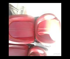 Tappezzeria in pelle nera-rosso completa di pannel - 7