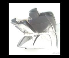 Tappezzeria in pelle nera-rosso completa di pannel - 9