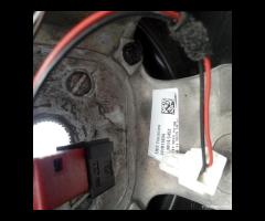 Volante in pelle nero-marrone con comandi al volan - 6