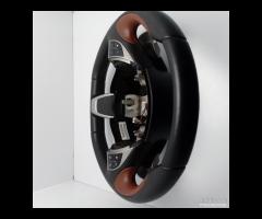 Volante in pelle nero-marrone con comandi al volan - 10