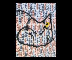 Cablaggio con sensori parcheggio posteriori 208 - 11