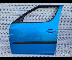 Porta anteriore sinistra blu skoda roomster 2008