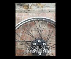 CERCHIO RUOTA ANTERIORE 21 X 1.60 E DISCO HONDA NX - 10