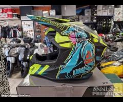 AIROH Casco Cross Wraaap - Cyber - Yellow - 6