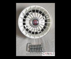 Cerchi grifo bianco 4,5x 12 4x190  fiat 500 l f r