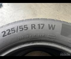 2 Gomme 225/55 R17 Continental al 85% residui 2022