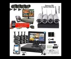 Kit videosorveglianza 1080p 4 canali completo