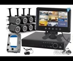 Kit videosorveglianza 1080p 4 canali completo