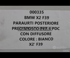 BMW X2 F39 paraurti posteriore 000335