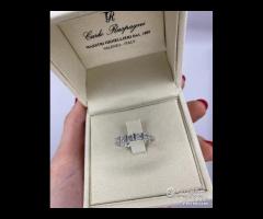 FEDINA ORO 18kt. CON 5 DIAMANTI NATURALI PRINCESS