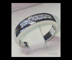 ANELLO FEDINA ORO 18kt. CON DIAMANTI PRINCESS