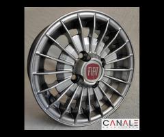 Cerchi grifo 4,5x12 et25 4x190 fiat 500 f l r