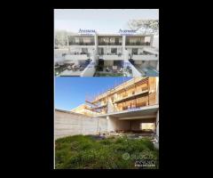 Villa a schiera moderna con porticato