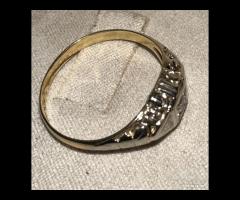 ANELLO ORO ANTICO ART DECO CON DIAMANTE NATURALE