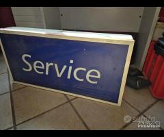 Insegna Service Luminosa Per Officina - Garage