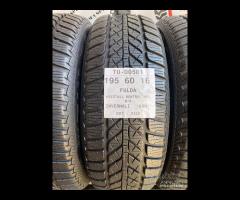 4 PNEUMATICI 195/60 R16 FULDA INVERNALI 90%