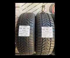 4 PNEUMATICI 195/60 R16 FULDA INVERNALI 90%