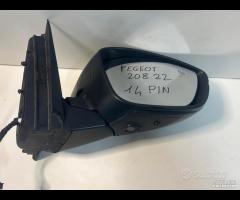 SPECCHIETTO RETROVISORE DX PEUGEOT 208 2019 2024