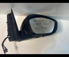 SPECCHIETTO RETROVISORE DX PEUGEOT 208 2019 2024