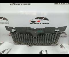 GRIGLIA PARAURTI FRONTALE SKODA FABIA 2 5J0853668C - 6