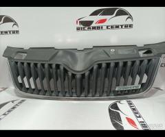GRIGLIA PARAURTI FRONTALE SKODA FABIA 2 5J0853668C - 7