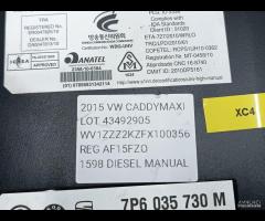 CENTRALINA BLUETOOTH TELEFONO VOLKSWAGEN CADDY MAX - 8